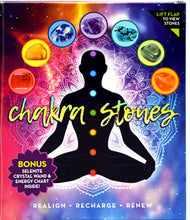 Load image into Gallery viewer, Chakra Stones and Selentine Wand Set