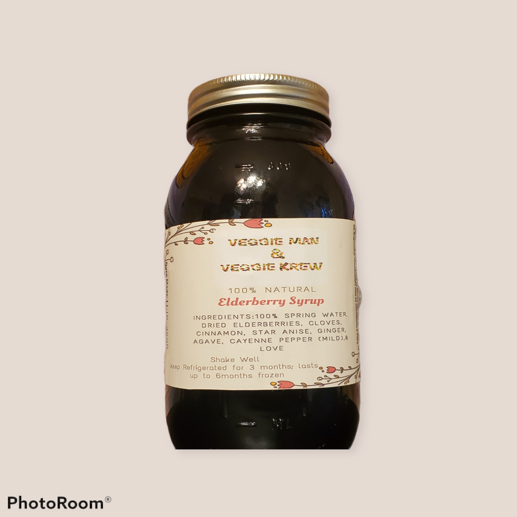 Elderberry  Syrup w/ Seamoss